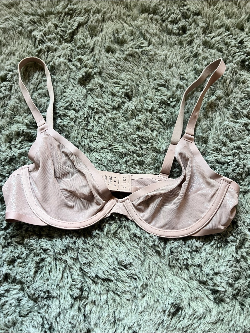 CUUP The Plunge Mesh Bra 34B